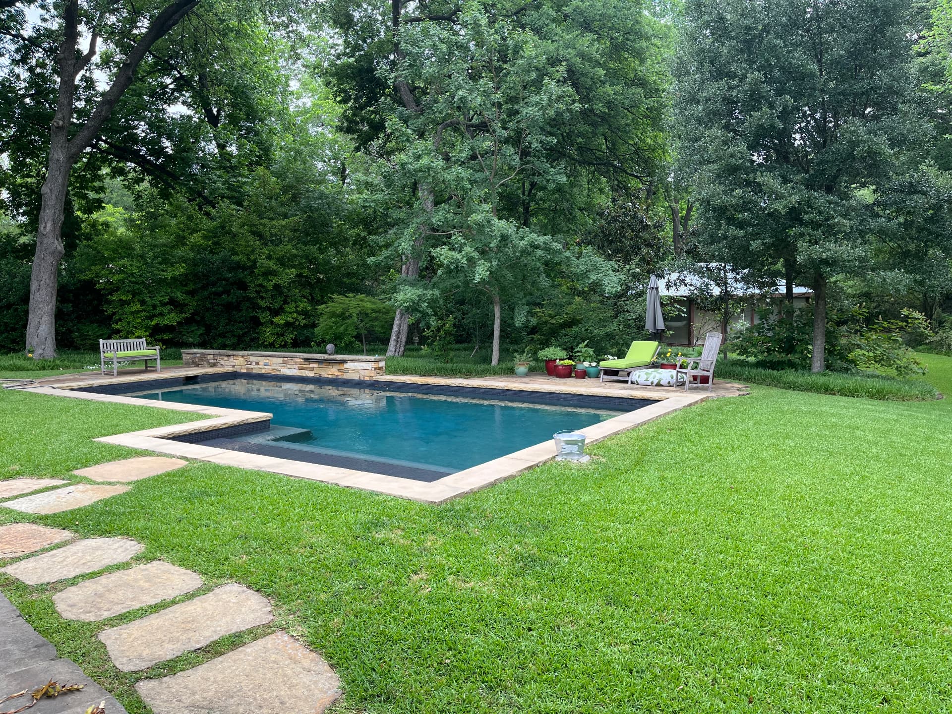 Jeff's pool after service